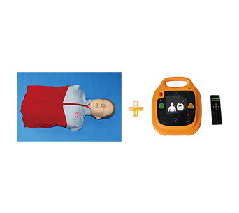 CPR Torso with AED trainer