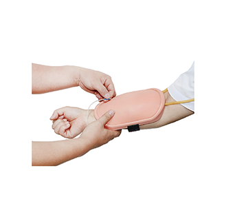 Wearable forearm IV injection